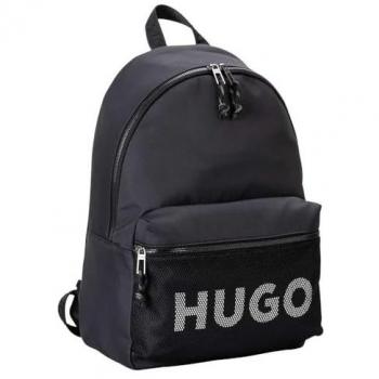 Mochila HUGO Hans negro gris, tipo de producto: mochila, características: color negro y gris, diseño moderno, adecuada para adultos, marca Hugo