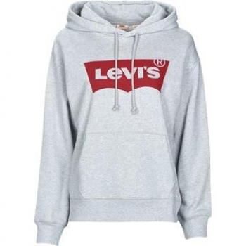 Levi's Sudadera Gráfica con Capucha Estándar para Mujer en Color Gris
