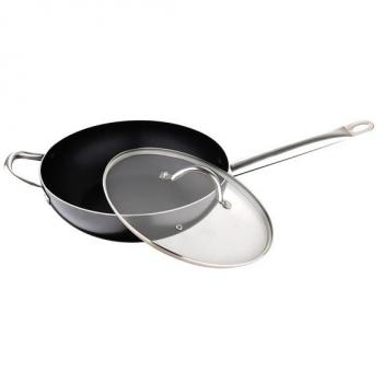 Wok 28x8.0cm Aluminio Prensado Inducción C/t Profesional Chef - San Ignacio