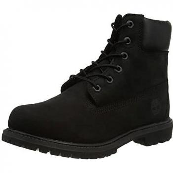 Timberland Premium 6-Inch Lace Up Waterproof Boot for Women in Black, Size: 3.5