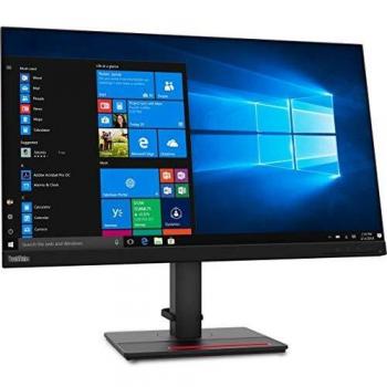 Lenovo ThinkVision T27q-20 - Monitor de computadora LED de 27 pulgadas, resolución QHD de 2560 x 1440, color negro