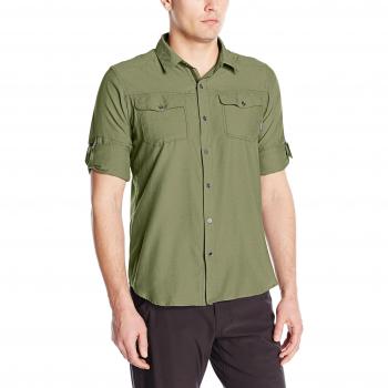 Columbia Hombre Cervecero Peak II Camisa, Primavera/Verano, Hombre, Color Moss Tone, tamaño Extra-Large