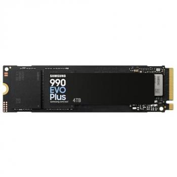 SAMSUNG 990 EVO PLUS 4TB PCIe 4.0/5.0 Hybrid NVMe SSD M.2 2280 - MZ-V9S4T0BW - Read 7250MB/s, Write