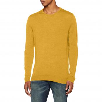 SELECTED HOMME Slhtower Merino Crew Neck B Noos, suéter para Hombre, Amarillo