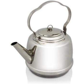 Hervidor de Té Petromax TK1 - Acero Inoxidable, 1.5 Litros, Multicapa para Fuegos Abiertos