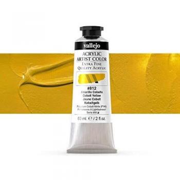 Vallejo Acrylic Artist Color 16812 Cobalt Yellow