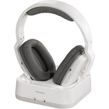 THOMSON | Auriculares Inalámbricos UHF para TV con 8 Horas de Duración y Alcance de 100m, Modelo WHP3311W