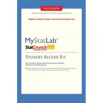 MyLab Statistics -- Standalone Access Card: Including Statcrunch