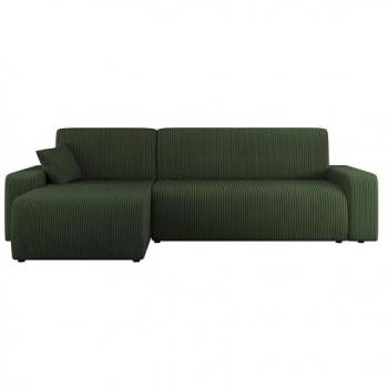 Sofá rinconero Shelton 102 con función de descanso y caja de ropa de cama, 244 x 145 x 82 cm