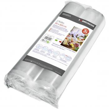 Magic VAC VRS 3060 2 - Rollos de plástico para envasar al vacío de 30 x 600 cm