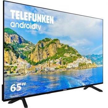 Televisor Smart 65 Telefunken 65DTUA523 - 4K Ultra HD, Diseño sin Marcos, HDR10