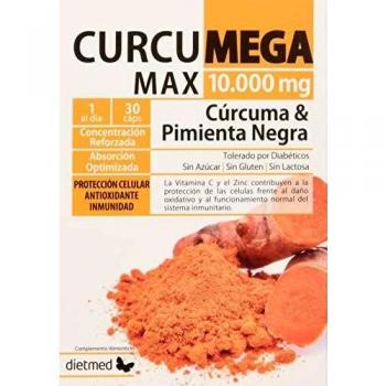 DietMed Curcumega Max 10.000 mg - 30 Cápsulas