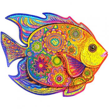 Rompecabezas de Madera UNIDRAGON Shining Fish 196 Piezas 32x24 cm