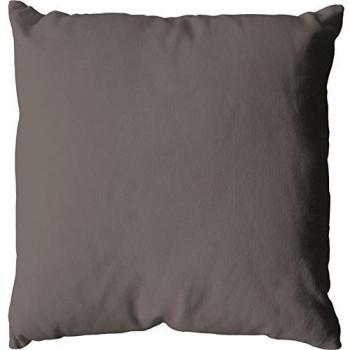 Cojín Desmontable 60x60 cm Marrón Visón de Algodón Oeko Tex, Lavable a Máquina, Ideal para Sofás - Colección Panamá