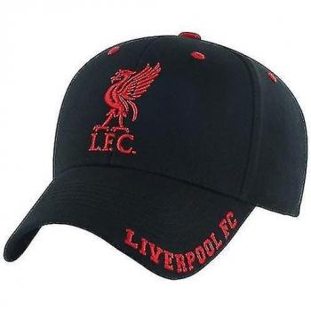 Gorra de béisbol unisex Liverpool FC Adult Frost Negro/rojo One Size