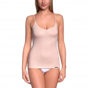 Skiny - Camiseta interior sin mangas para mujer, talla 46, color Piel