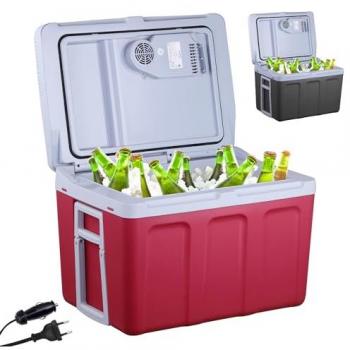 Nevera Portátil Termoeléctrica AREBOS 40L - Nevera de Coche y Camping con Modo ECO
