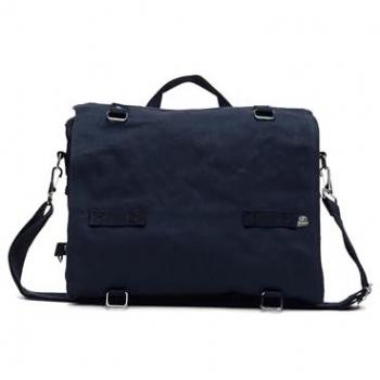 Bolso Bandolera Grande de Lona Azul Marino 3L