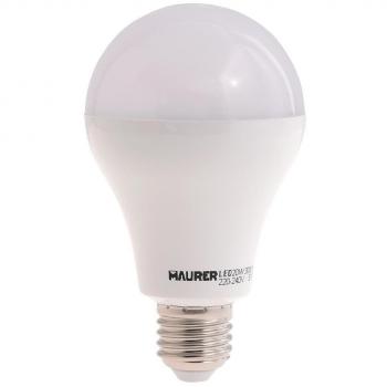 MAURER 19070806 Bombilla Led Standar.E27 20 w - 120w calida. 1800 lúmenes