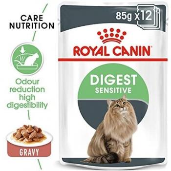 Royal Canin Digest Sensitive Care Wet Cat Food 85g Pack of 12