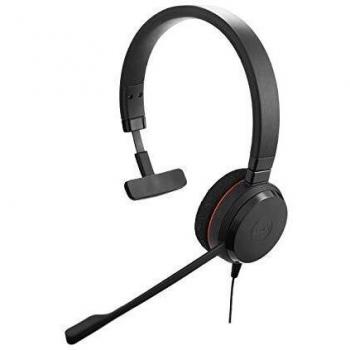 Jabra Evolve 20 UC Wired Mono Headset with Microphone - Black