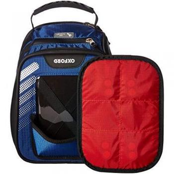 Bolsa de tanque Oxford M4R Tank 'n' Tailer 4L con base magnética y correas - Negro/Azul