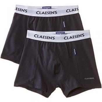 Claesen's CLN 208 Boys 2 Pack Boxer, Azul Marino, 8 años para Niños