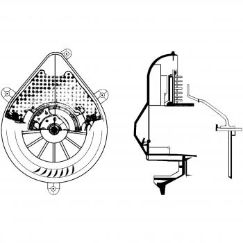 Hella  8EW 009 159-681 ventilador