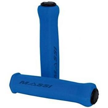 Massi Elite Light puños de Bicicleta, Deportes y Aire Libre, Azul, Unico