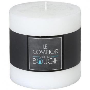 Conjunto de 2 Velas Redondas Rústicas WellHome - Velas decorativas, diseño rústico, color natural, tamaño mediano, ideales para ambientar espacios