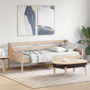 Sofá cama de madera maciza de pino 80x200 cm sin colchón