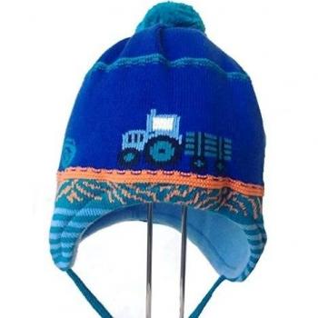 maximo Mütze, Ausgenäht, Bindeband, Traktor-Sombrero Bebé-Niñas    meeresblau/royal