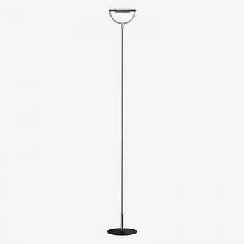 Lámpara de pie Gradi con base cromada