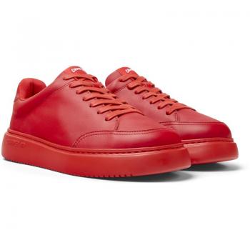 CAMPER Runner K21 Sneakers for Men - Red, Smooth Leather, Size 39/6.5