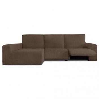 Funda para Chaise Longue de Brazo Largo Izquierdo Eysa JAZ Marrón 180 x 120 x 360 cm