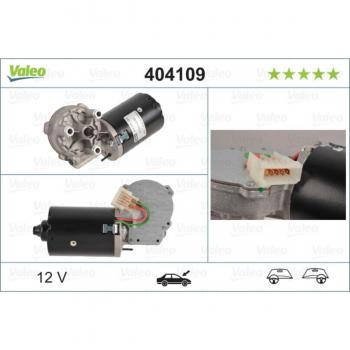 Motor limpiaparabrisas VALEO 404109 - Limpieza del parabrisas, compatible con diversos modelos de vehículos, fácil instalación, alta durabilidad, rendimiento eficiente en condiciones climáticas adversas