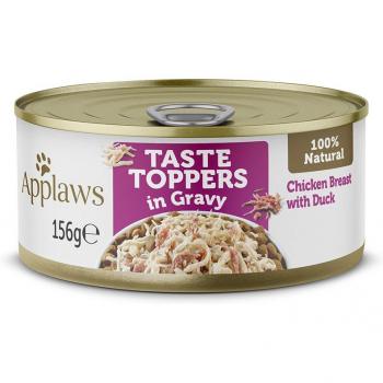Applaws Taste Toppers en salsa latas para perros 6 x 156 g - Pollo con pato
