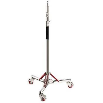 Neewer Pro Trípode con Soporte de Luz 100% Acero Inoxidable con Poleas Servicio Pesado Máx. Altura 305cm Altura Plegada 120cm para Reflector de Estudio Fotográfico Monolight y Otros Equipos