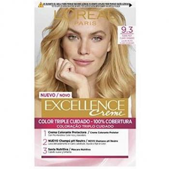 L'Oréal Paris Excellence Creme Tinte Tono 9.3 Rubio Claro Claro Dorado - 50 ml