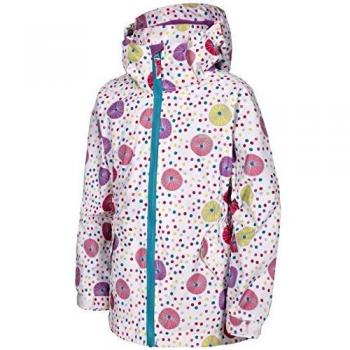Trespass Fairies - Chubasquero para niña, Color Blanco, Talla UK: Talla 2/3
