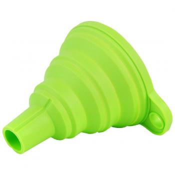 1 Unid Mini Gel de Silicona Plegable Estilo Plegable Embudo Tolva Cocina Herramientas de Cocina enviadas al azar