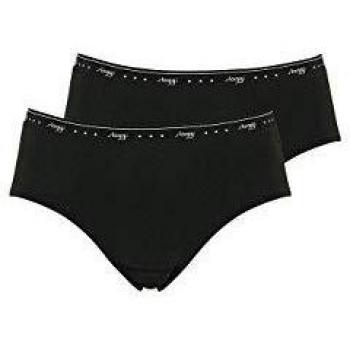 Sloggi 24/7 100 Midi 2P Braguita, Negro