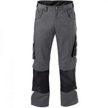 Pantalones de Trabajo Fortis H-Bundhose 24, Color Gris Oscuro/Negro, Talla 58