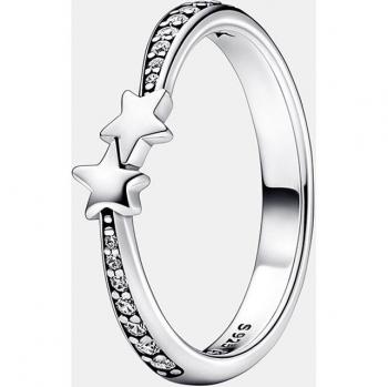 Anillo de Plata con Circonitas en Forma de Estrella Fugaz - Edición Especial 192365C01