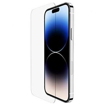 Belkin protector de pantalla UltraGlass para iPhone 14 Pro, cristal templado y tratado con un agente