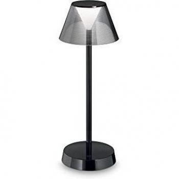 Lámpara de mesa LED Lolita negra 7W 450lm 3000K IP44