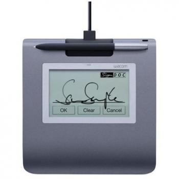 Wacom STU-430 Signature Pad Tableta Digitalizadora Negro, Gris 2540 Líneas por Pulgada 96 x 60 mm USB