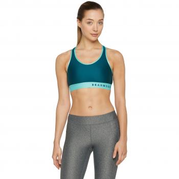 Under Armour Armour Mid Keyhole Bra Sujetador Deportivo, Mujer, Verde