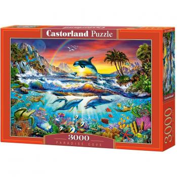 Castorland C-300396 Hobby Panoramic Paradise Cove Jigsaw Puzzle, 3000 Pieces Set, Multi