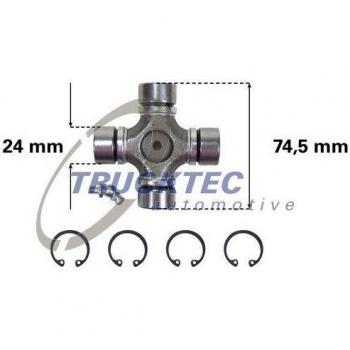 Amortiguador de vibraciones del eje de transmisión TRUCKTEC AUTOMOTIVE 02.34.053